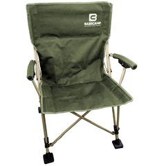 Camping chair BaseCamp Status, 60x65x88 cm, Olive Green (BCP 10101)