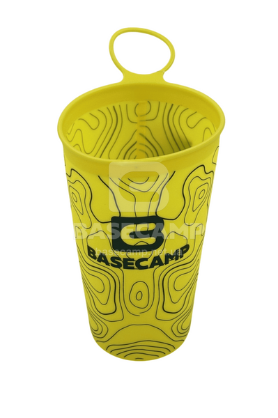 Soft glass BaseCamp Trail Cup, 200 ml, Yellow (BCP 102012)