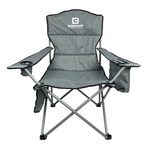 Кемпинговое кресло BaseCamp Hunter, 60x60x100 см, Grey (BCP 10205)