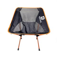 Кемпінгове крісло BaseCamp Compact, 50x58x56 см, Black/Orange (BCP 10306)