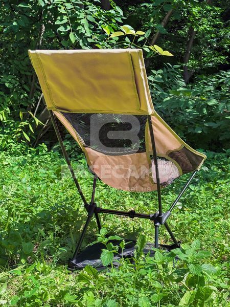 Крісло кемпінгове BaseCamp Compact L, 56х65х85см, Khaki/Black (BCP 10926)