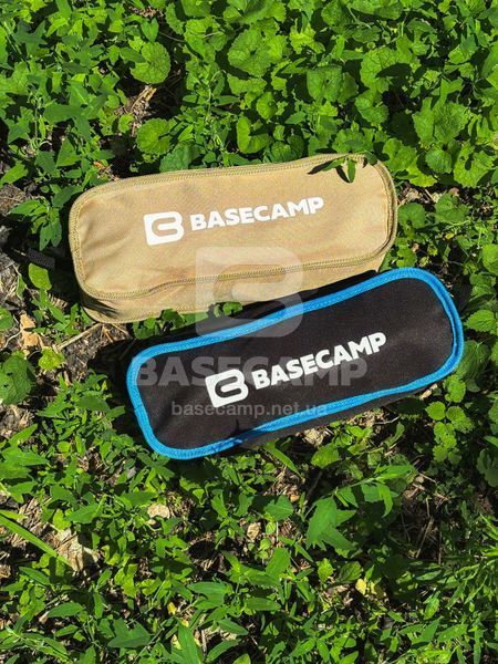 Крісло кемпінгове BaseCamp Compact L, 56х65х85см, Khaki/Black (BCP 10926)