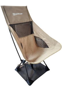 Крісло кемпінгове BaseCamp Compact L, 56х65х85см, Khaki/Black (BCP 10926)