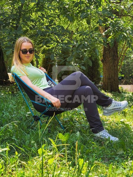 Крісло кемпінгове BaseCamp Compact M, 59х50х64см, Black/Blue (BCP 10807)