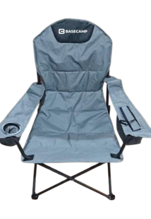 Крісло кемпінгове BaseCamp Relax, 86х71х109см, Grey (BCP 11005)