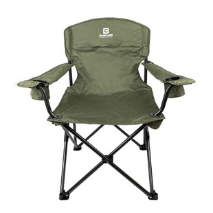 Camping chair BaseCamp Big Boy, 54x61x98 cm, Olive Green (BCP 10401)