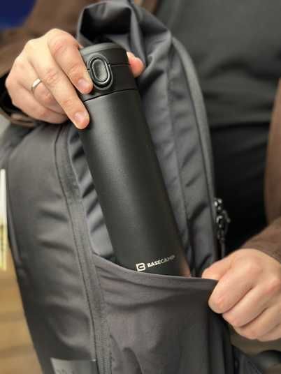 Термокухоль BaseCamp Thermos Cup, 0.42 L, Black (BCP 100503