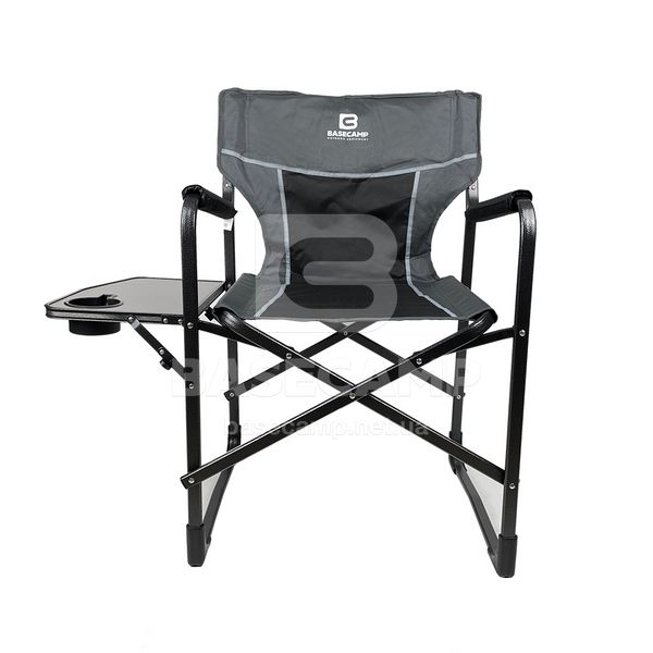 Крісло кемпінгове BaseCamp Rest, 41х61х92 см, Grey/Black (BCP 10509)