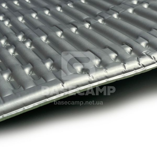 Килимок кемпінговий BaseCamp X-Line Roll Foiled Mat IXPE, 185х55х1,5 см, Olive Green (BCP 20701)