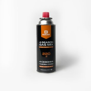 Газовый баллон BaseCamp 4 Season Gas 220 г (BCP 70200)